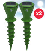 2-Pack Mollenverjager op Zonne Energie