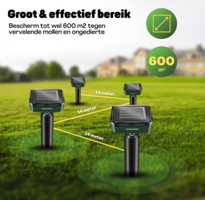 Verjager - Mollenverjager - 4 stuks