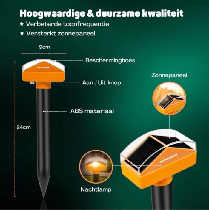 2-in-1 Mollenverjager