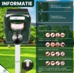 Ultrasone Kattenverjager - Zonneenergie -informatie