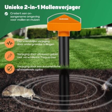 2-in-1 Mollenverjager