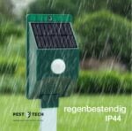 Ultrasone Kattenverjager op zonneenergie