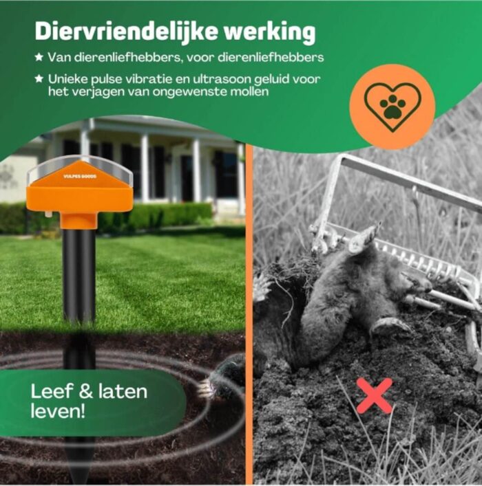 2-in-1 Mollenverjager