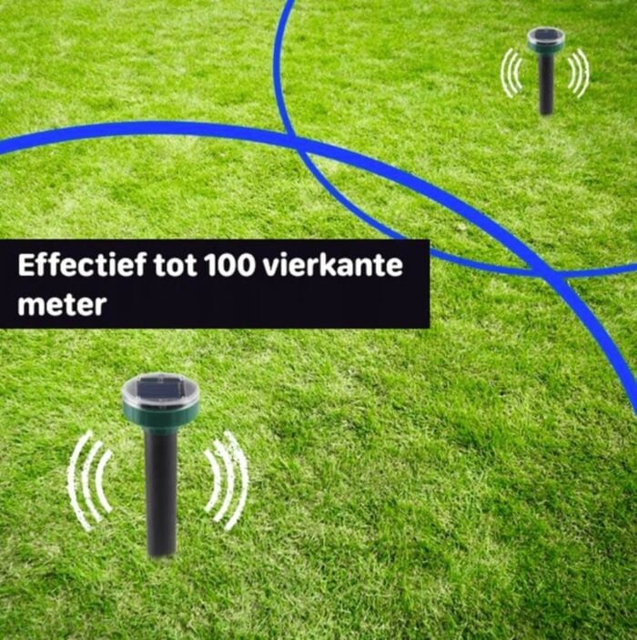 6x Solar Mollenverjager & Muizenverjager