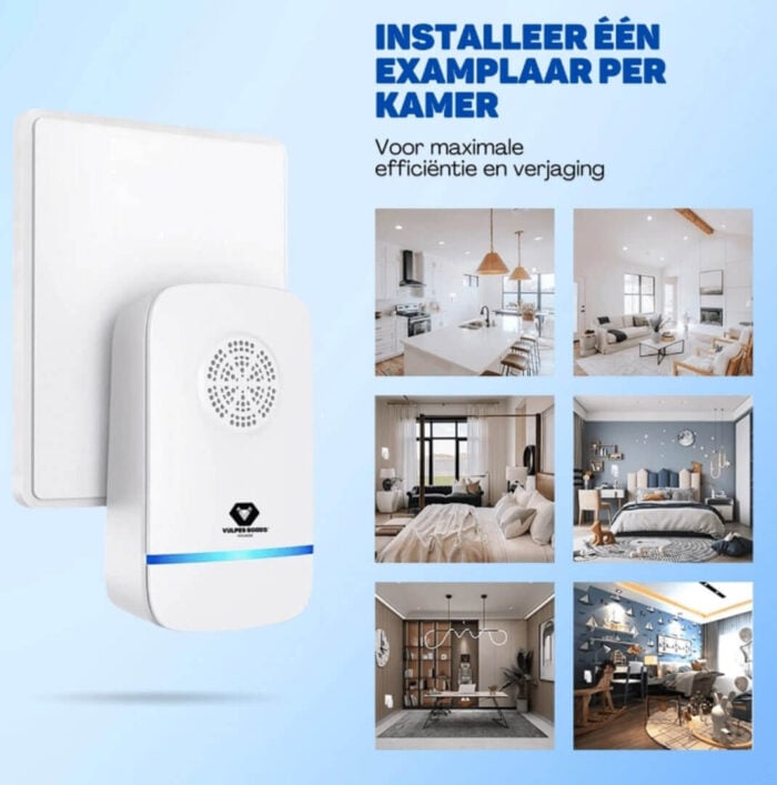 Verjager - Ultrasone Muizenverjager PRO - 8-in-1